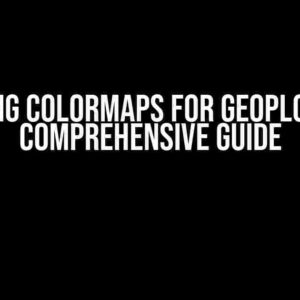 Adjusting Colormaps for Geoplotting: A Comprehensive Guide