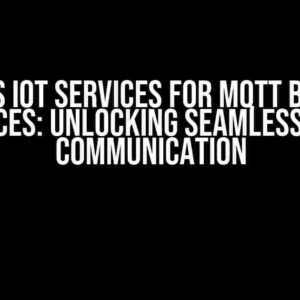 AWS IoT Services for MQTT Best Practices: Unlocking Seamless Device Communication