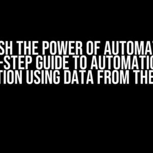 Unleash the Power of Automation: A Step-by-Step Guide to Automatic Funnel Generation using Data from the GA4 API