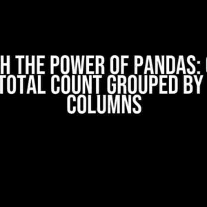 Unleash the Power of Pandas: Get the Mean of Total Count Grouped by Multiple Columns