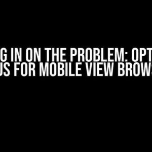 Zooming in on the Problem: Optimizing PDF.js for Mobile View Browsers